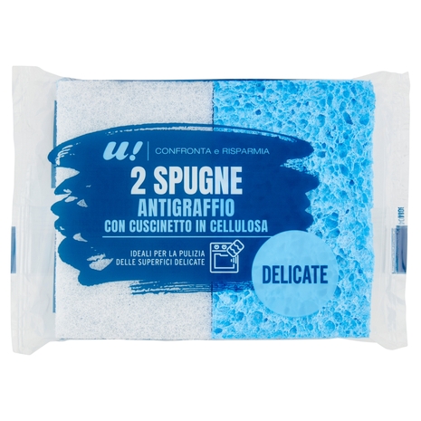 2 Spugne Antigraffio Delicate U! Confronta e Risparmia